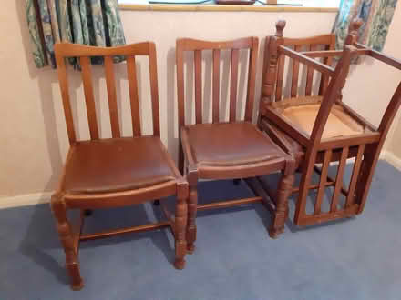 Photo of free 4 dining chairs (Stotfold SG5) #1