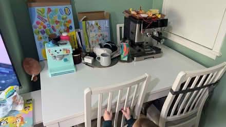 Photo of free White table and chairs (Bathgate EH48) #1