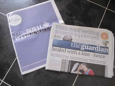 Photo of free Royal memorabilia newspapers (Lichfield Boley Park WS14) #3