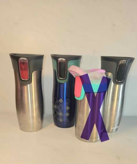 Photo of free CONTIGO Stainless Coffee Mugs (Danforth and Greenwood) #1