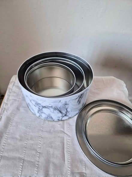 Photo of free Metal storage tins x 3 (West Watford, WD18) #3