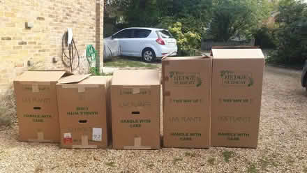 Photo of free Five large cardboard boxes - useful for moving house (Iffley OX4) #1