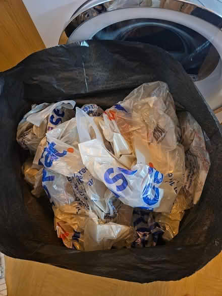 Photo of free Bin bag full of carrier bags (Worcester WR2) #1