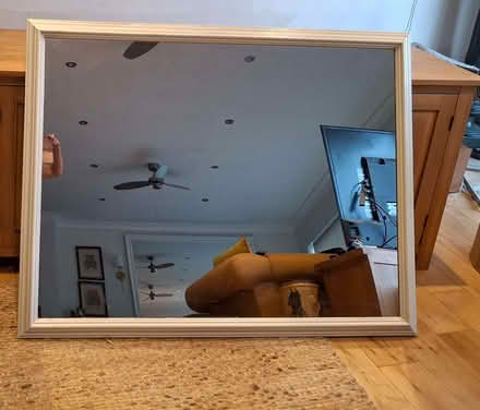 Photo of free Large pine mirror - painted (North Lancing BN15) #1