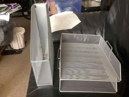 Photo of free Metal sorting tray with magazine rack (Leighton Buzzard LU7) #1