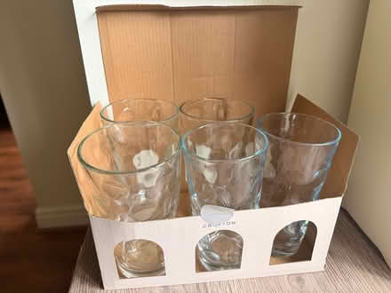 Photo of free 5 tall glasses (Bidston CH43) #1