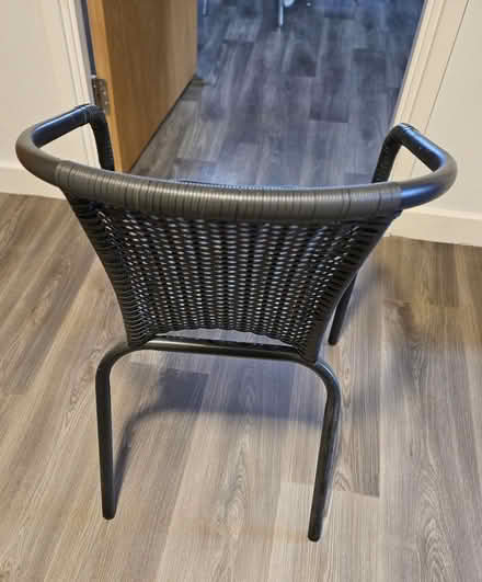 Photo of free Black Wicker Chair (Meir ST3) #2