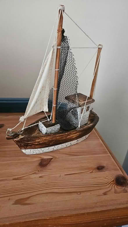 Photo of free Small carved wooden boat (Minehead TA24) #2