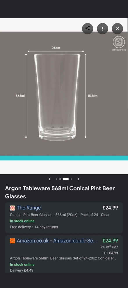 Photo of Pint glasses (GL1 Podsmead GL1) #3
