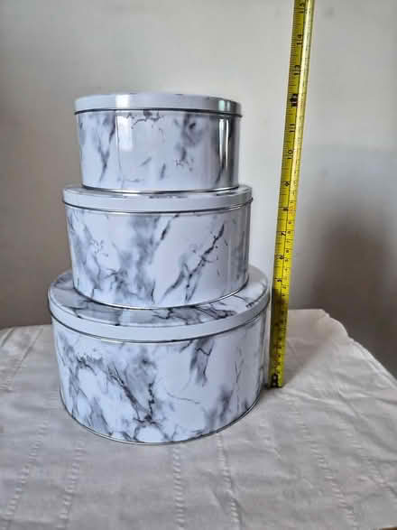 Photo of free Metal storage tins x 3 (West Watford, WD18) #1