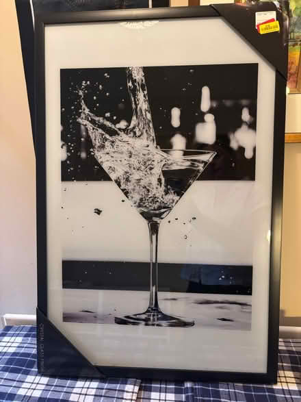 Photo of free Large framed cocktail artwork (Heeley, S2) #1