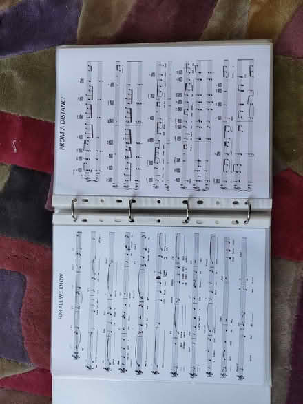 Photo of free musical memories sheet music for guitar or keyboard (Top Amersham HP6) #1