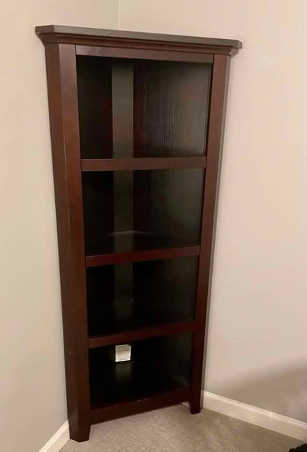 Photo of free Tall corner shelf unit (Carmel, by Palladium) #2