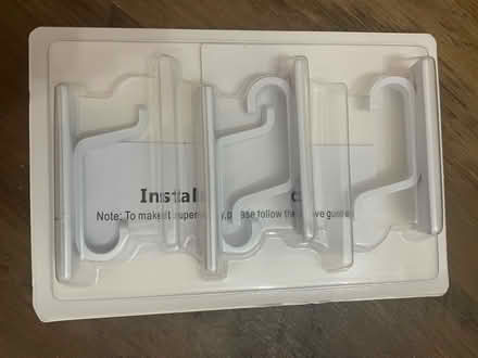 Photo of free White stick on hooks x4 (SW16) #1