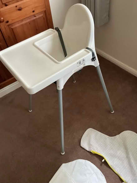 Photo of free IKEA high chair plus supporting cushion and cover (Willaston CW5) #2