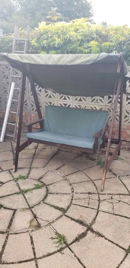 Photo of free 2 Seat Wooden Swing Chair (Snipeshill ME10) #1