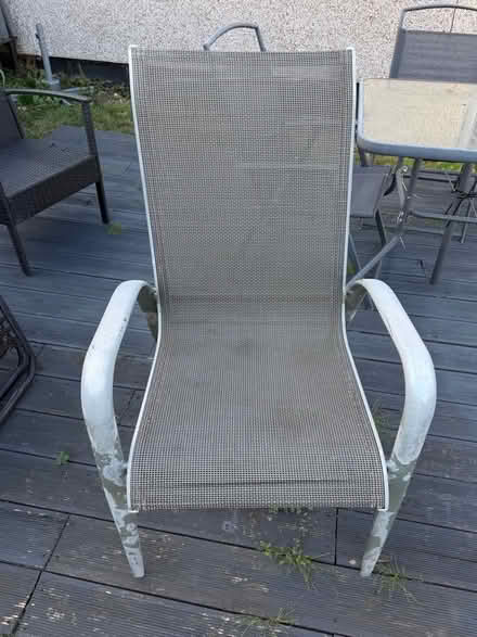 Photo of free garden table and chairs (Combs Ford IP14) #3