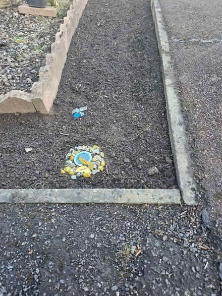 Photo of Grey Garden concrete edging (Logie DD2) #1