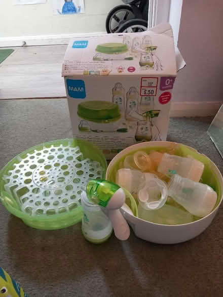 Photo of free Manual breast pump and steriliser (Wormley EN10) #1