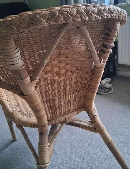 Photo of free Cane armchair (Horley) #2