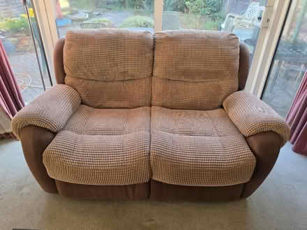 Photo of free Brown 2 & 3 Seater Sofa (North Worcester Park) #4