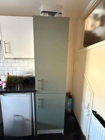 Photo of free Green kitchen larder cabinet (London Colney AL2) #1