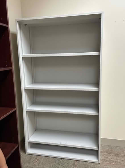 Photo of free Light grey metal shelf (Navy Yard, SE DC) #2