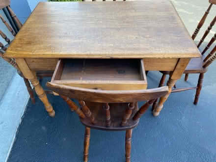 Photo of free Small dining table with 4 chairs (Pleasant Hill) #2