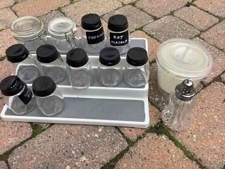 Photo of free Shelf stacker and herb/spice jars (HG1 near to the hospital) #1