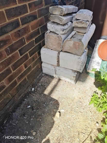 Photo of free Block wall pillars and tops (BN2 4PL) #1