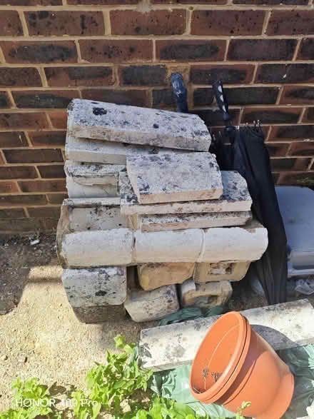 Photo of free Block wall pillars and tops (BN2 4PL) #2