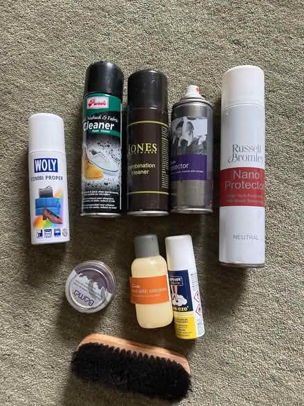 Photo of free Suede & leather protection sprays (Chester, Garden Quarter CH1) #1