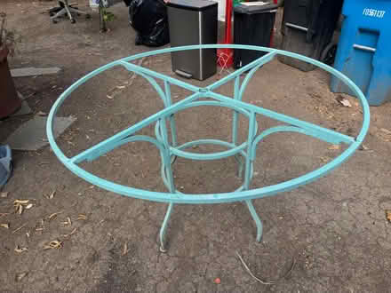 Photo of free Metal table frame (Near burgess park) #1