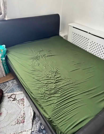 Photo of free Double bed base and foam mattress (Harringay N4) #1