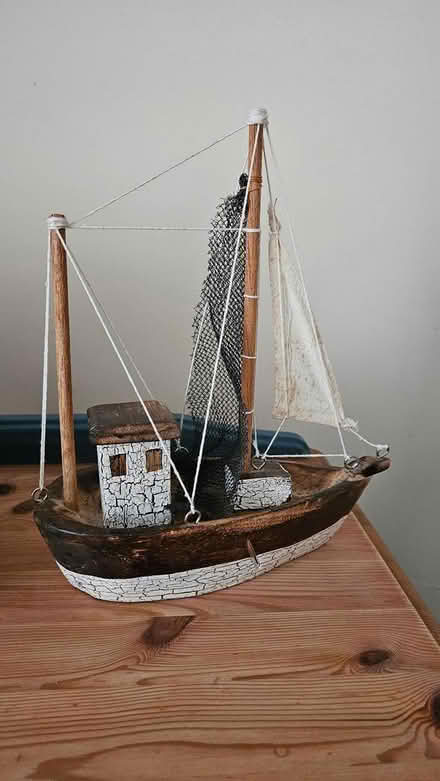 Photo of free Small carved wooden boat (Minehead TA24) #1