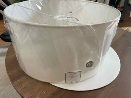 Photo of free Dunelm cream lamp shade (SW16) #1