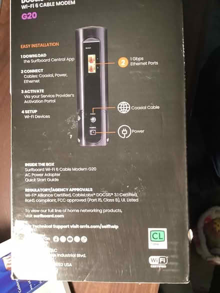 Photo of free arris surfboard wi-fi modem (Orchards) #3