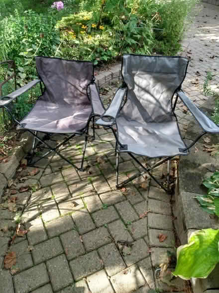Photo of free 2 matching Camping Chairs (Near Baseline Rd. & Clyde Ave.) #1