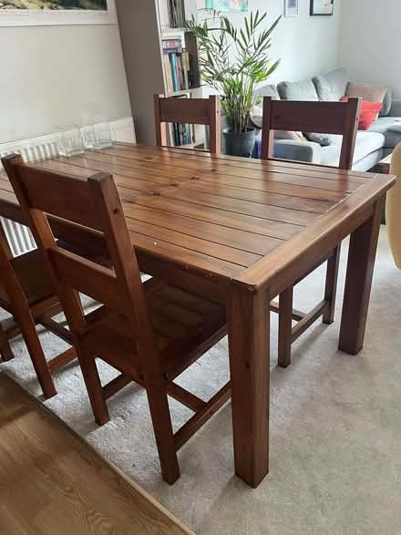 Photo of free Dining Table and 4 chairs (Malvern WR14) #1