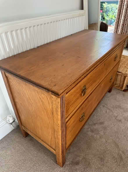 Photo of free Oak two drawers cabinet (Edwalton NG12) #2
