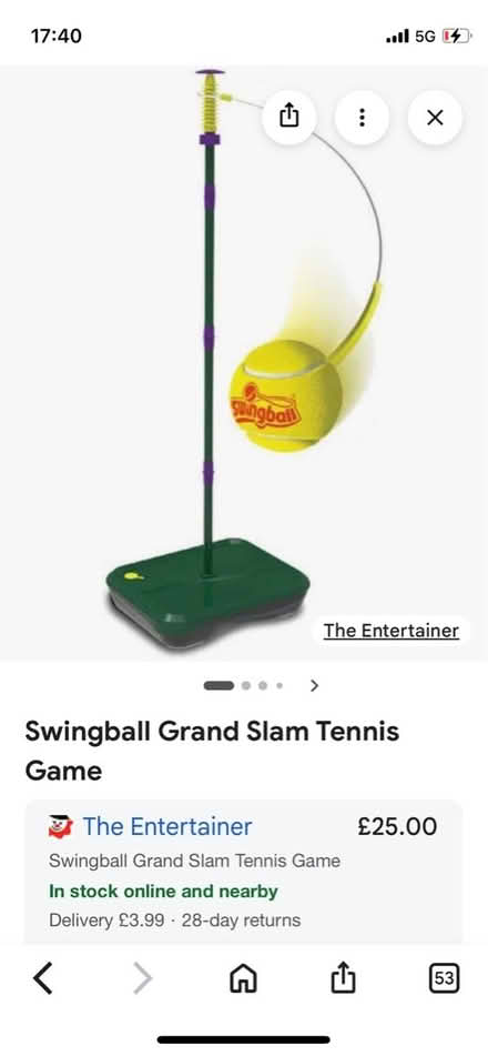 Photo of Stringball line and ball (Garthdee AB10) #1