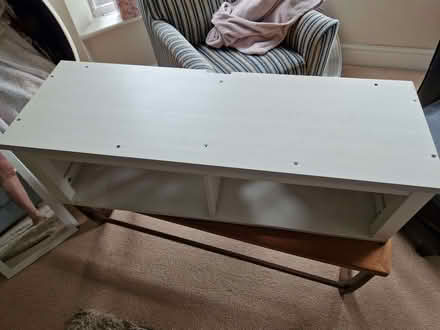 Photo of free White TV stand / storage unit (Hillmorton Paddox CV22) #2