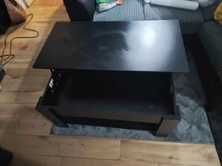 Photo of free Black cantilever coffee table (Eynsham OX29) #1