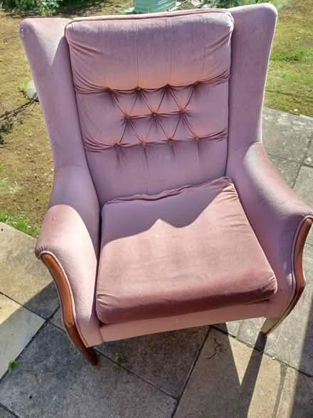 Photo of free Upholstered armchair (Blackhorse Lane SG4) #1
