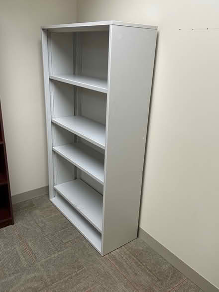 Photo of free Light grey metal shelf (Navy Yard, SE DC) #1