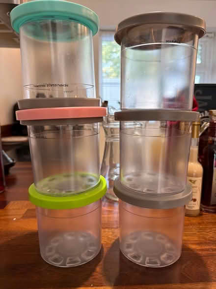 Photo of free Ninja Creami Pots x 6 (West Molesey KT8) #1
