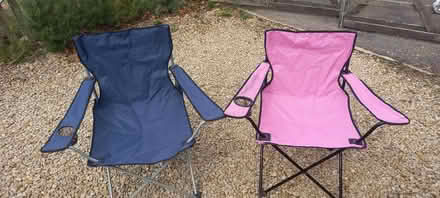 Photo of free Two folding camping chairs (Crawley OX29) #1