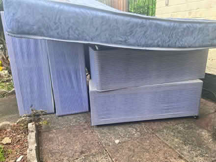 Photo of free Double Mattress & Bed Frames (Wythenshawe M22) #1