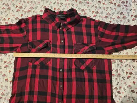 Photo of free Red & Black Plaid Flannel Shirt - S (West 7th) #3