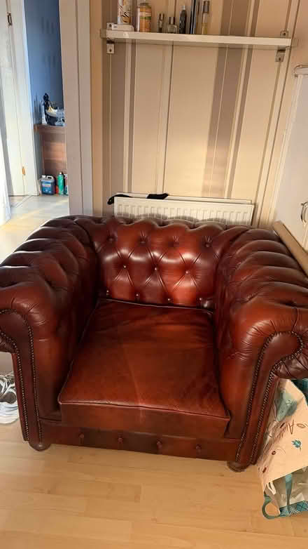 Photo of free Chesterfield single seat couch (ML4 Bellshill) #1